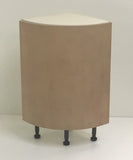 RW04-18 mm 430 External (Convex) Door Front View on Carcase - Curveddoorstore.co.uk