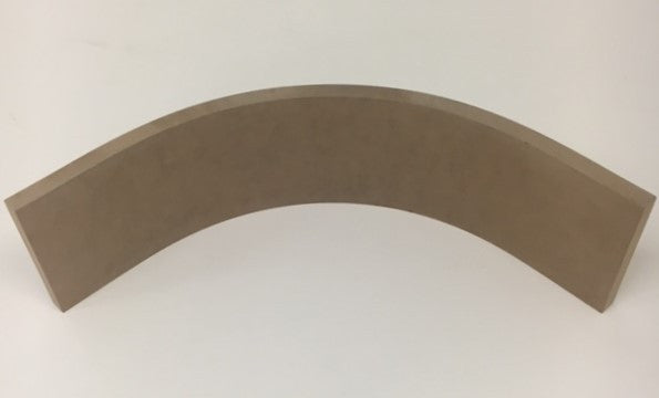 RW07-18 mm 340 Internal (Concave) Door Front View - Curveddoorstore.co.uk