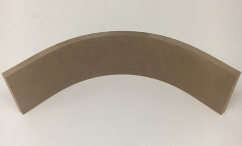 RW07-18 mm 340 Internal (Concave) Door Front View - Curveddoorstore.co.uk