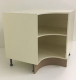 RW07-22 mm 340 Internal (Concave) Door Side View on Carcase - Curveddoorstore.co.uk