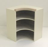 RW09-22 mm 300 Internal (Concave) Cornice Front View on Carcase - Curveddoorstore.co.uk