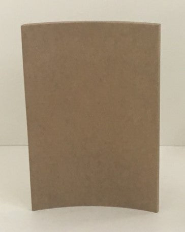 RW10-18 mm 640 Internal (Concave) Door Front View - Curveddoorstore.co.uk