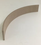 RW11-18 mm 640 Internal (Concave) Plinth Side View - Curveddoorstore.co.uk