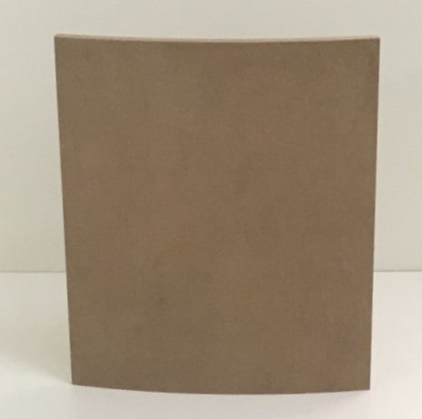 RW14-18 mm 1500 External (Convex) Door Front View - Curveddoorstore.co.uk