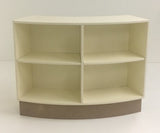 RW15-22 mm 1500 External (Convex) Plinth Front View on Carcase - Curveddoorstore.co.uk