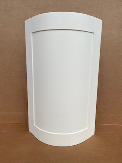 PSRW01-18mm - Bespoke Height up to 715 High 300 External (Convex) Primed Shaker Door - Click on image for full details
