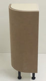 RW01-18mm 300 External (Convex) Door Side View on Carcase - Curveddoorstore.co.uk