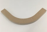 RW03-22 mm 300 External (Convex) Cornice Front View - Curveddoorstore.co.uk