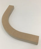 RW03-22 mm 300 External (Convex) Cornice Side View - Curveddoorstore.co.uk