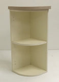 RW03-22 mm 300 External (Convex) Cornice Front View on Carcase - Curveddoorstore.co.uk