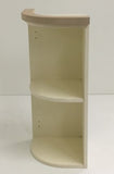 RW03-22 mm 300 External (Convex) Cornice Side View on Carcase - Curveddoorstore.co.uk