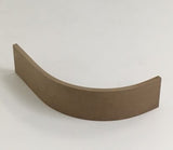 RW05-18 mm 430 External (Convex) Plinth Side View - Curveddoorstore.co.uk
