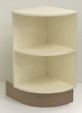 RW05-18 mm 430 External (Convex) Plinth Front View on Carcase - Curveddoorstore.co.uk