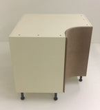 RW06-18 mm 340 Internal (Concave) Door Side View on Carcase - Curveddoorstore.co.uk