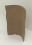 RW08-18 mm 300 Internal (Concave) Door Side View - Curveddoorstore.co.uk