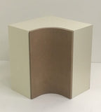 RW08-18 mm 300 Internal (Concave) Door Front View on Carcase - Curveddoorstore.co.uk