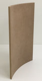 RW10-18 mm 640 Internal (Concave) Door Side View - Curveddoorstore.co.uk