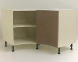 RW10-22 mm 640 Internal (Concave) Door Front View on Carcase - Curveddoorstore.co.uk