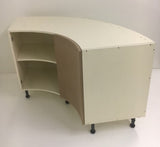 RW10-18 mm 640 Internal (Concave) Door Side View on Carcase - Curveddoorstore.co.uk