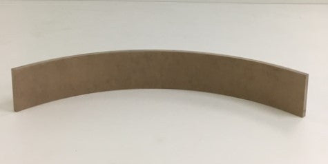 RW11-18 mm 640 Internal (Concave) Plinth Front View - Curveddoorstore.co.uk