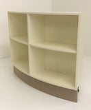 RW15-18 mm 1500 External (Convex) Plinth Side View on Carcase - Curveddoorstore.co.uk
